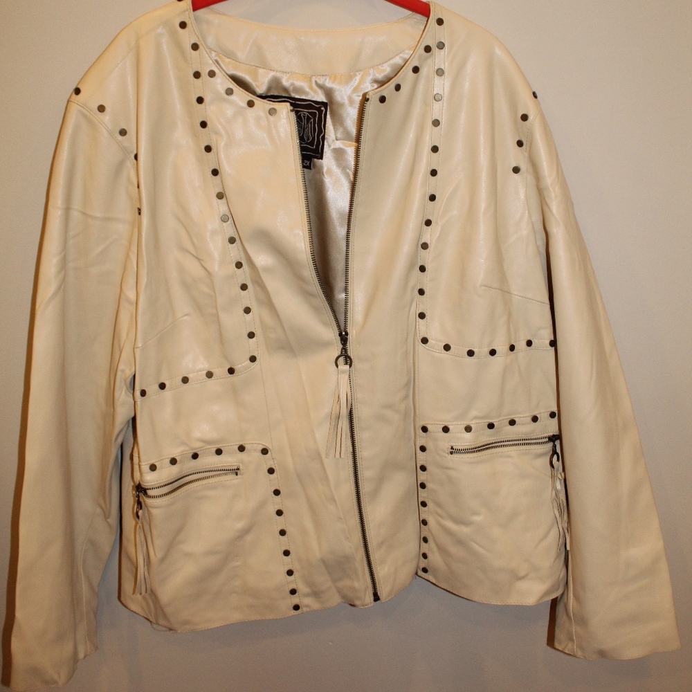 Chi by Falchi Women's Leather Jacket